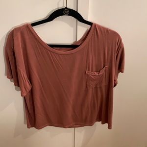 American eagle soft and sexy cropped tee